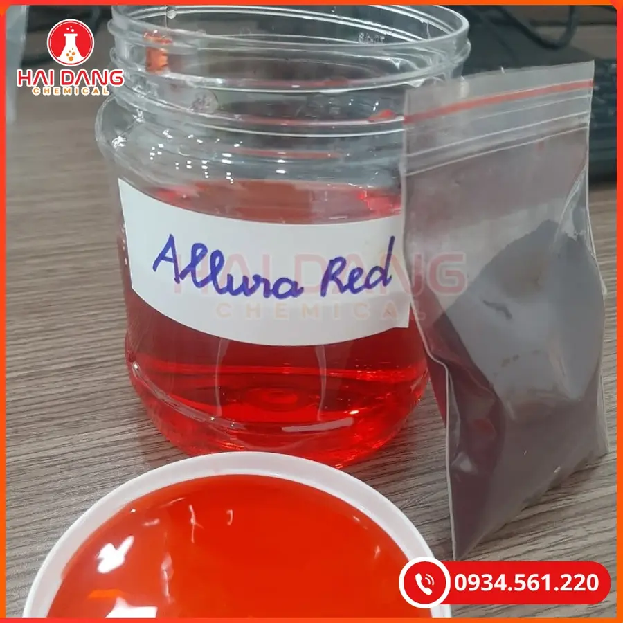 Allura Red Ấn Độ Tạo Màu Đỏ Thực Phẩm | Giá Tốt Tại Kho Hải Phòng