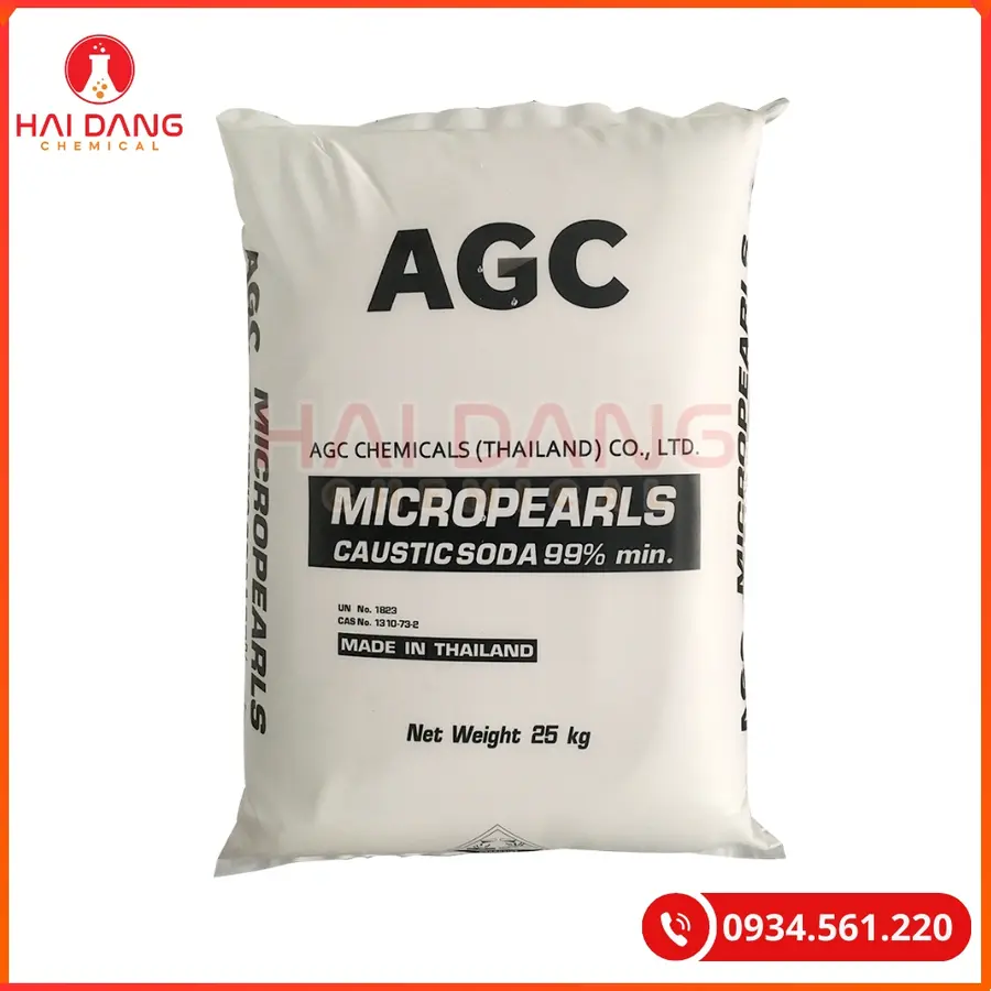 Xút Vảy Sodium Hydroxide NaOH 99% Thái Lan Tẩy Rửa Công Nghiệp | Giá Tốt Tại Kho Hải Phòng