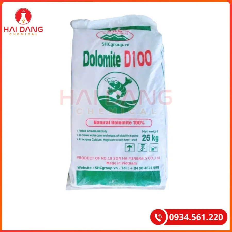 Khoáng Dolomit Việt Nam Bổ Sung Khoáng Thủy Sản | Giá Tốt Tại Kho Hải Phòng