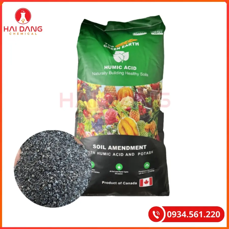Acid Humic 95% Canada Hàm Lượng Cao Chất Lượng Nhập Khẩu | Giá Tốt Tại Kho Hải Phòng