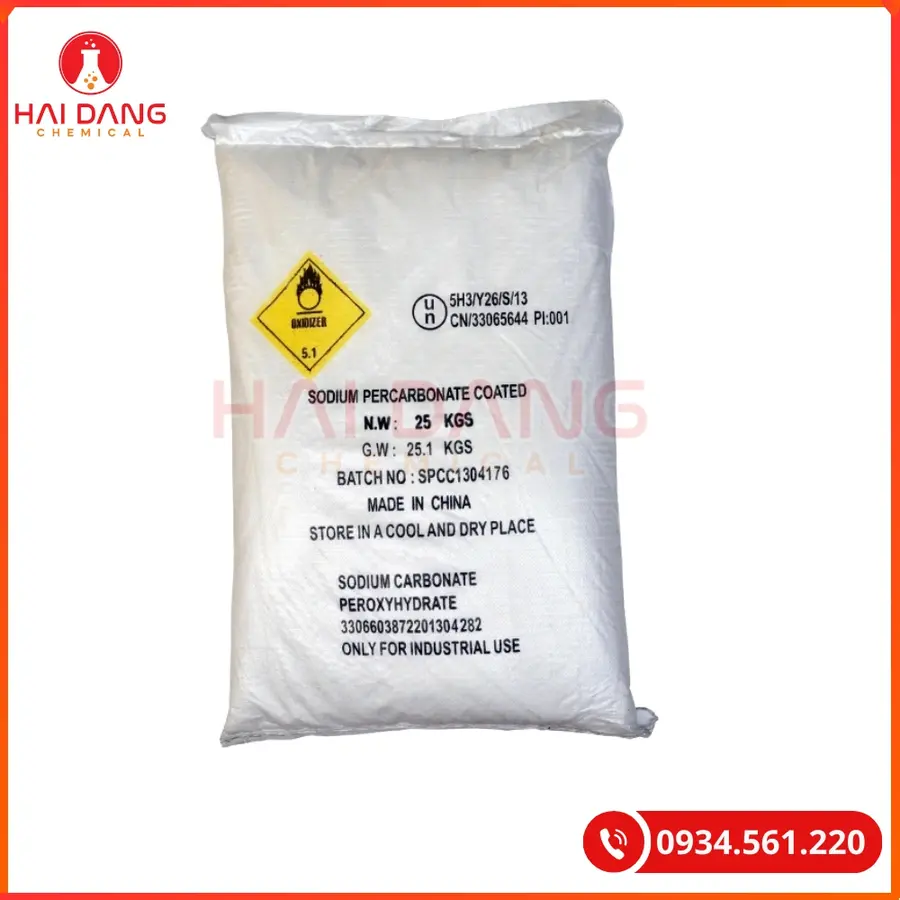 Sodium Percarbonate Oxi Bột Trung Quốc Tạo Oxy Thủy Sản | Giá Tốt Tại Kho Hải Phòng