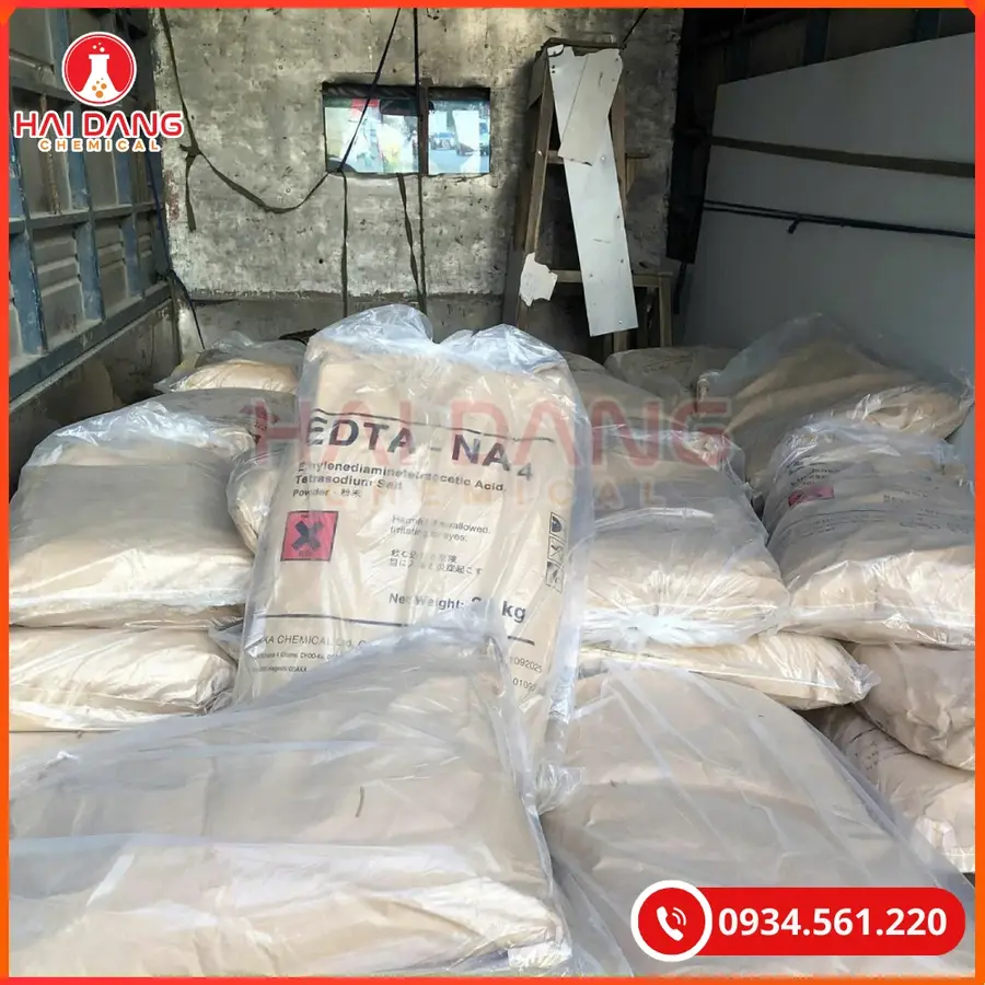 EDTA 4Na Nhật Bản Chất Tạo Phức Sản Xuất Chất Tẩy Rửa | Giá Tốt Tại Kho Hải Phòng