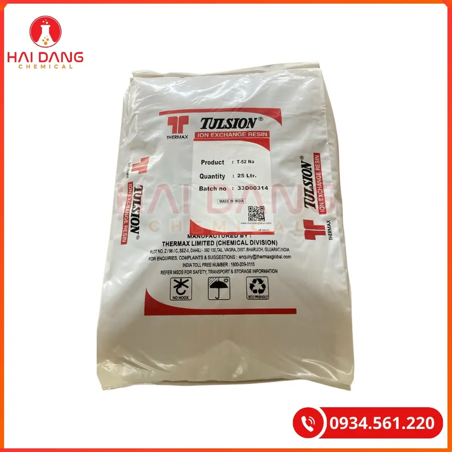 Hạt Trao Đổi Ion Tulsion T50Na Ấn Độ Làm Mềm Nước | Giá Tốt Tại Kho Hải Phòng