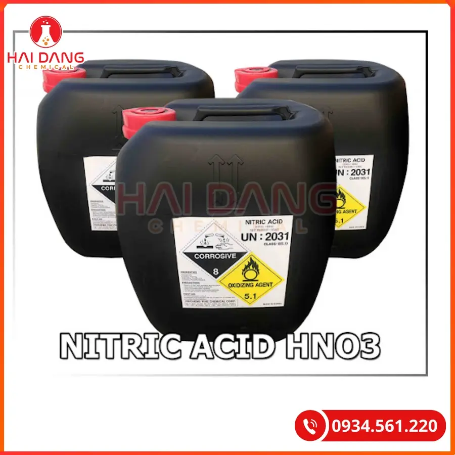 Axit Nitric HNO3 Hàn Quốc Chất Lượng Cao | Giá Tốt Tại Kho Hải Phòng