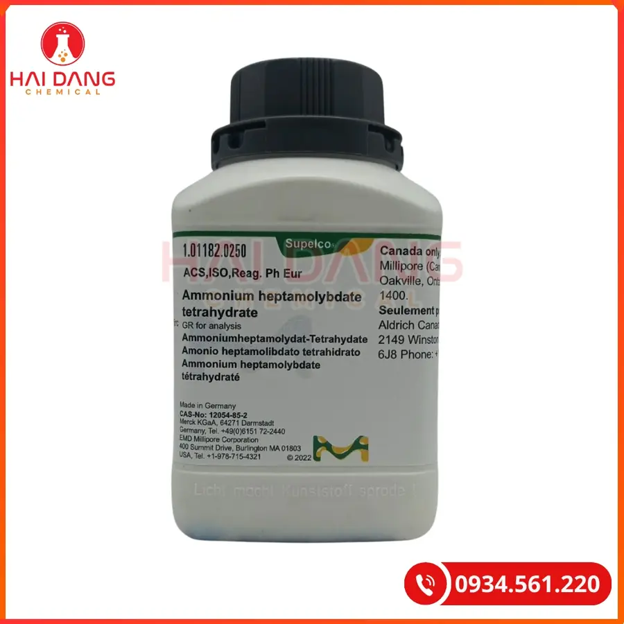 Ammonium Heptamolybdate Tetrahydrate Merck Hóa Chất Phân Tích | Giá Tốt Tại Kho Hải Phòng