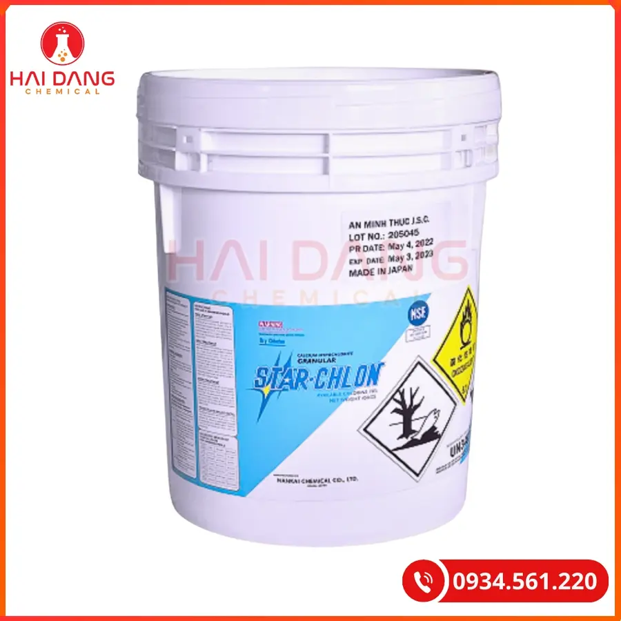 Chlorine Nankai 70% Nhật Bản Xử Lý Nước Thủy Sản | Giá Tốt Tại Kho Hải Phòng