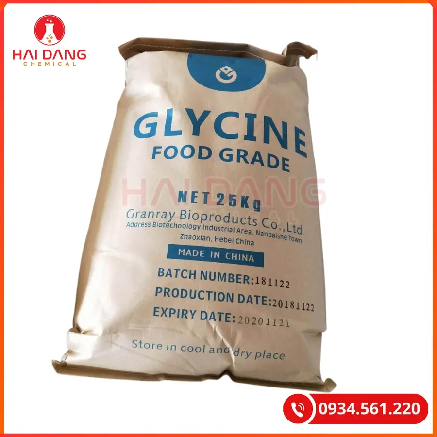 Glycine Trung Quốc Phụ Gia Thực Phẩm Tăng Vị | Giá Tốt Tại Kho Hải Phòng