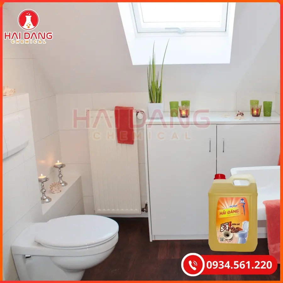 Nước Tẩy Toilet Hải Đăng Hương Quế Việt Nam Tẩy Bồn Cầu | Giá Tốt Tại Kho Hải Phòng