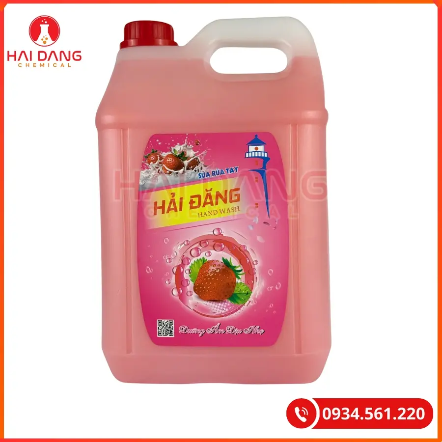 Sữa Rửa Tay Hải Đăng Hương Dâu Việt Nam Làm Sạch Tay Hiệu Quả | Giá Tốt Tại Kho Hải Phòng