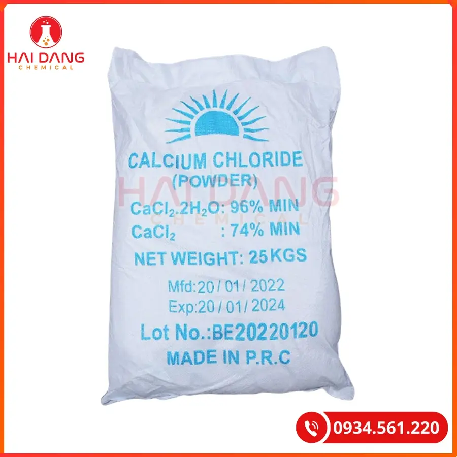 Calcium Chloride CaCl2 Bổ Sung Canxi Thủy Sản | Giá Tốt Tại Kho Hải Phòng