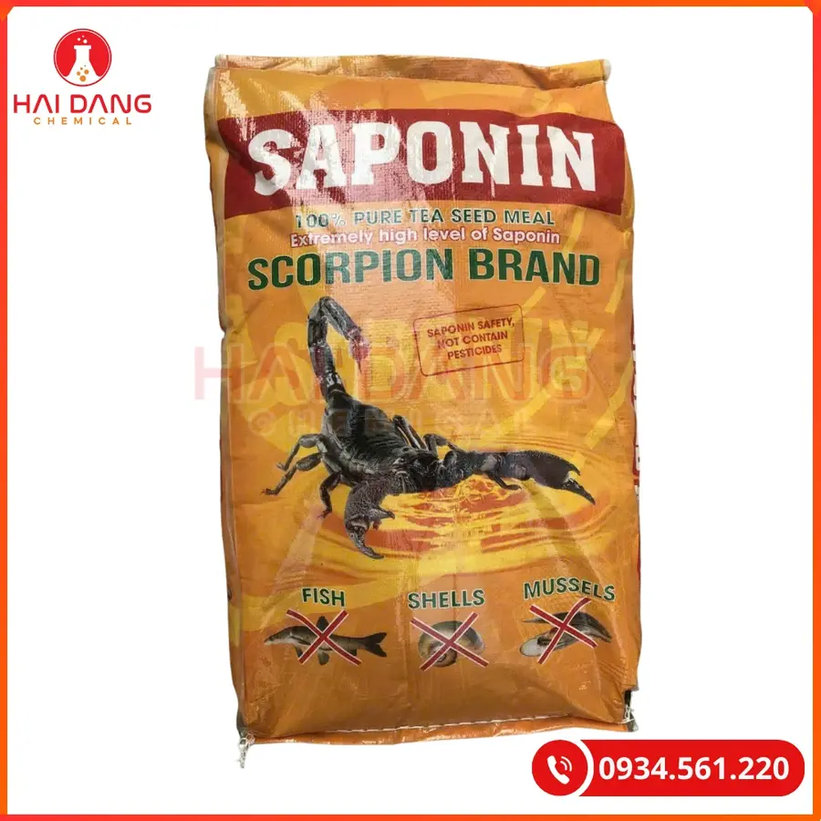 Saponin Trung Quốc Diệt Cá Tạp Xử Lý Ao Nuôi | Giá Tốt Tại Kho Hải Phòng