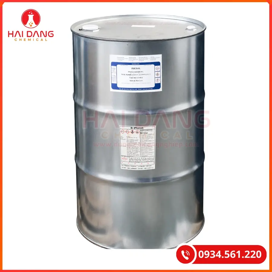 Phenol C6H5OH Đài Loan Nguyên Liệu Hóa Chất Công Nghiệp | Giá Tốt Tại Kho Hải Phòng