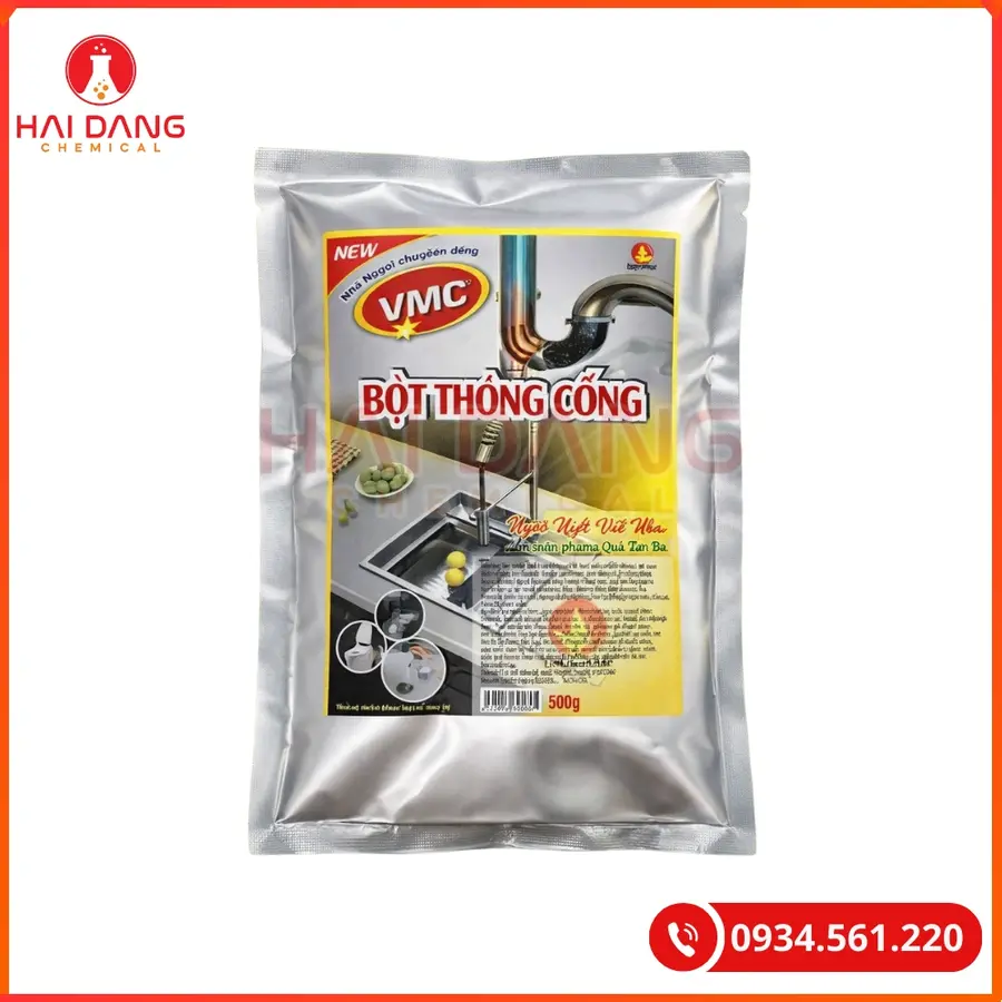 Bột Thông Cống VMC Việt Nam Thông Tắc Đường Ống | Giá Tốt Tại Kho Hải Phòng