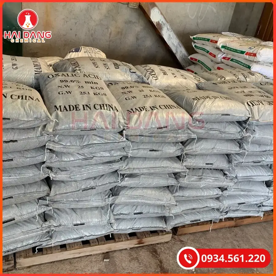 Acid Oxalic 99% Xử Lý Môi Trường Thủy Sản | Giá Tốt Tại Kho Hải Phòng