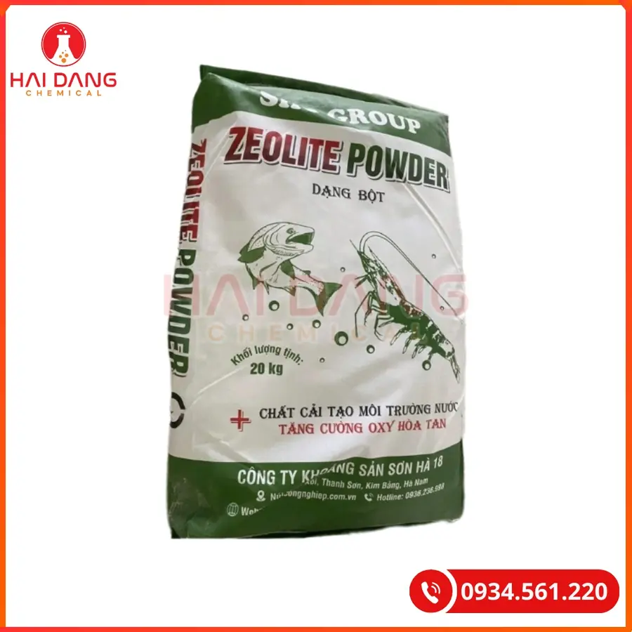 Zeolite Bột Việt Nam Xử Lý Nước Nuôi Thủy Sản | Giá Tốt Tại Kho Hải Phòng
