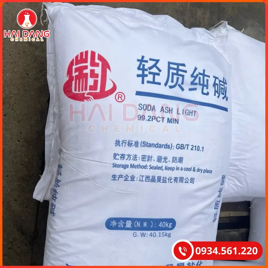 Soda Ash Light Trung Quốc Tăng pH Nước Hiệu Quả | Giá Tốt Tại Kho Hải Phòng