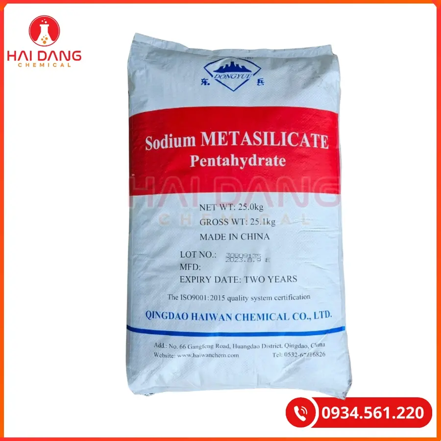 Sodium Metasilicate Na2SiO3 Trung Quốc Đa Dụng Trong Công Nghiệp | Giá Tốt Tại Kho Hải Phòng
