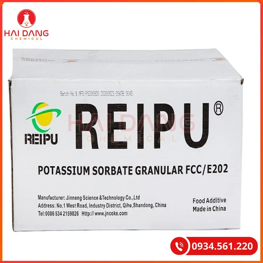 Potassium Sorbate Trung Quốc Chống Mốc Thực Phẩm | Giá Tốt Tại Kho Hải Phòng